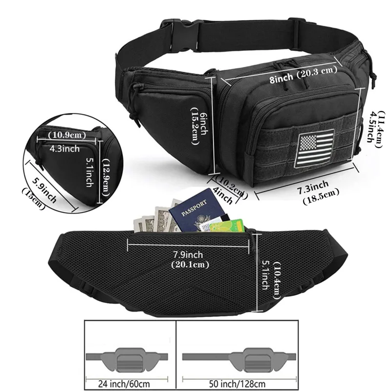 Tactical Fanny Pack Gun Holste - Edc Carry For Men review and price
