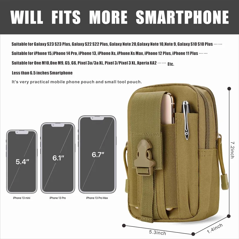 Tactical Waist Pouch EDC Molle - Edc Carry Bag For Men review and price