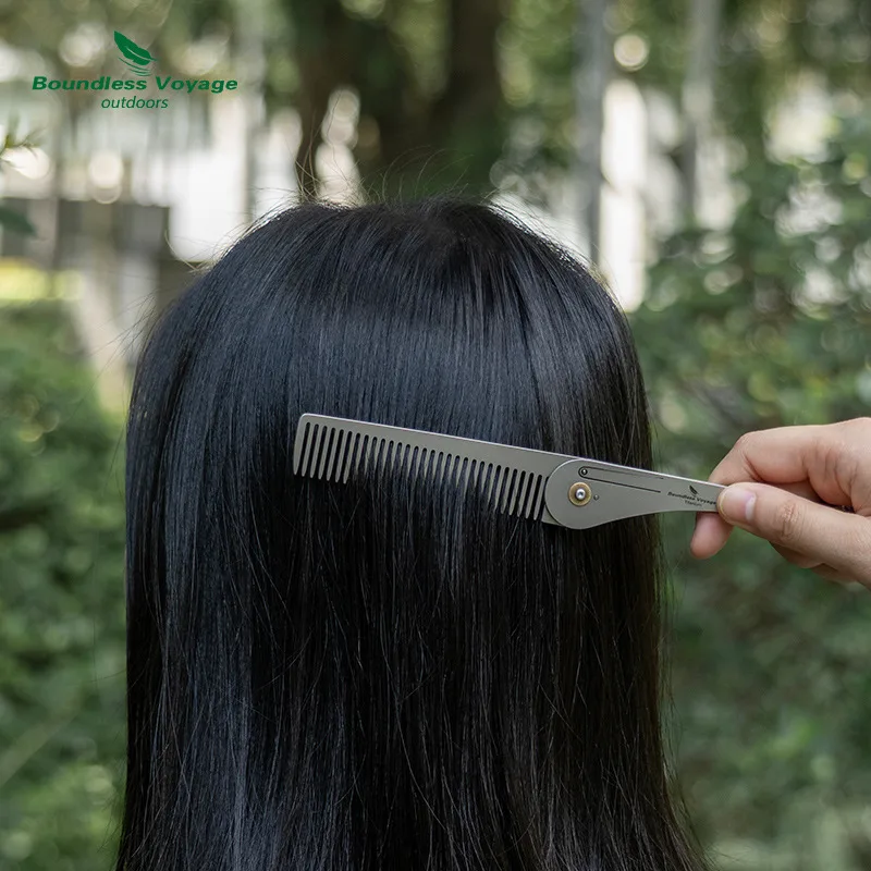 Pure Titanium Foldable Hair Co - Comb Pocket Titanium review and price