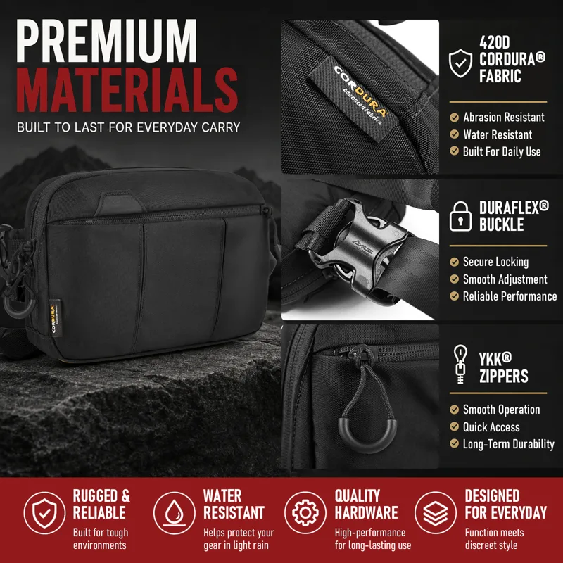 VOTAGOO Tactical Waist Bag Hid - Edc Carry Bag For Men review and price